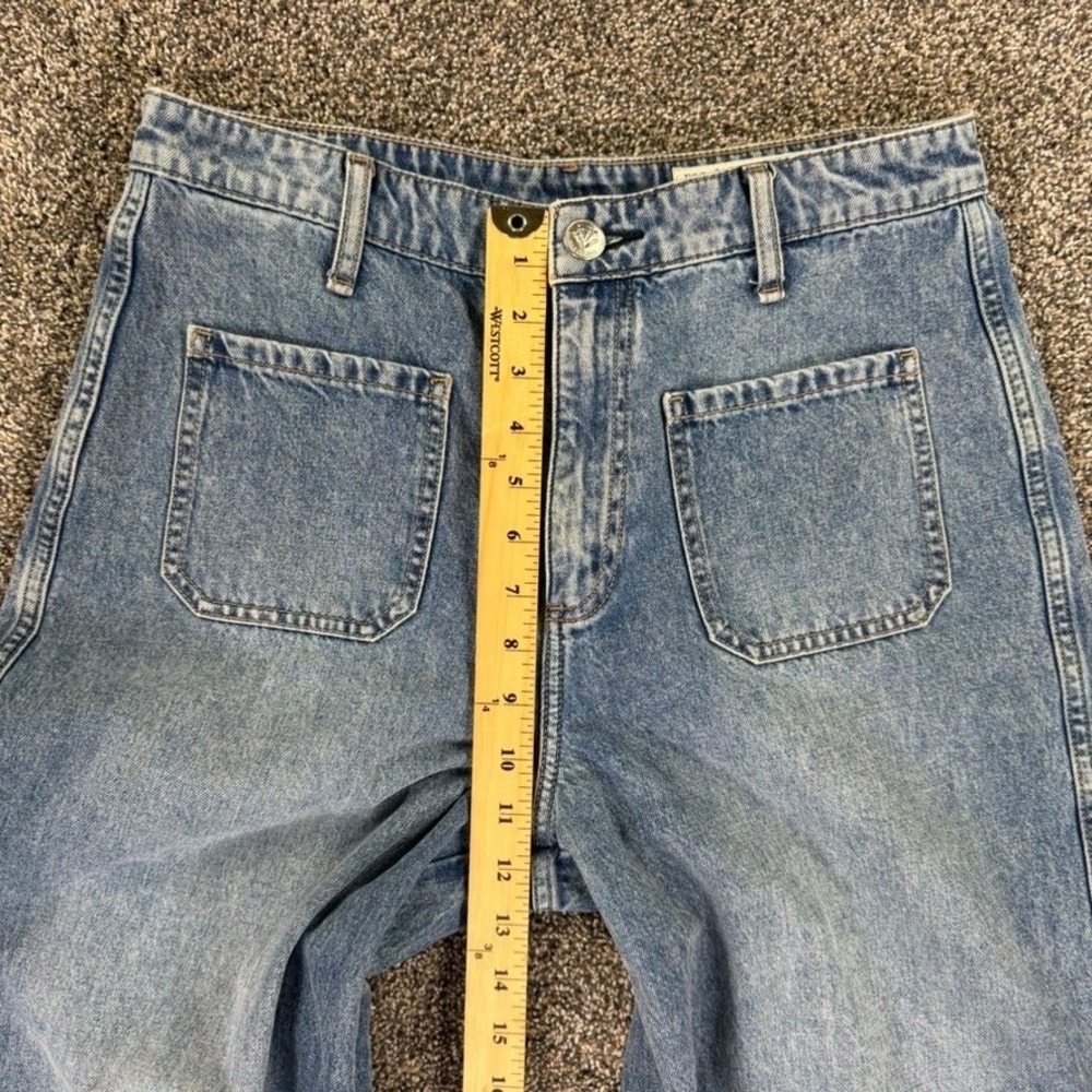 Rag & Bone Liliana Wide Leg Jeans Womens 28 Medium Wash Patch Pockets Casual - Picture 10 of 13